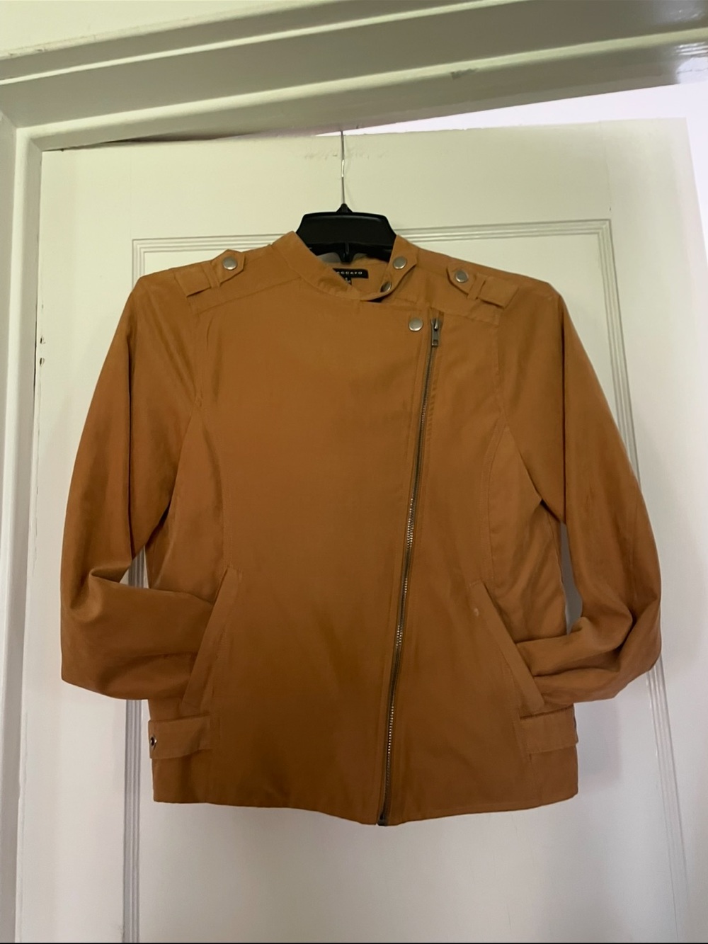 Staccato Women's Faux Suede Moto Jacket - Picture 10 of 16